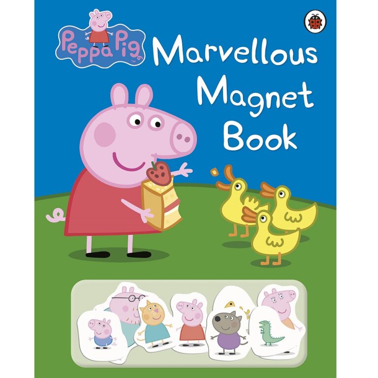 Peppa Pig Marvellous Magnet Book Hardcover Maya Toys