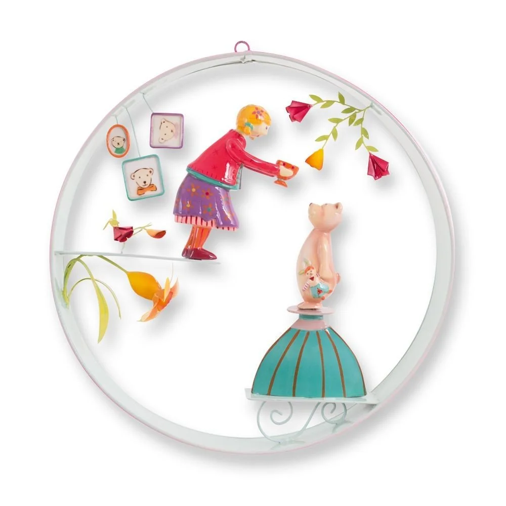 Hoops Scene Wall Hanging for Baby Room Decor by L’oiseau Bateau