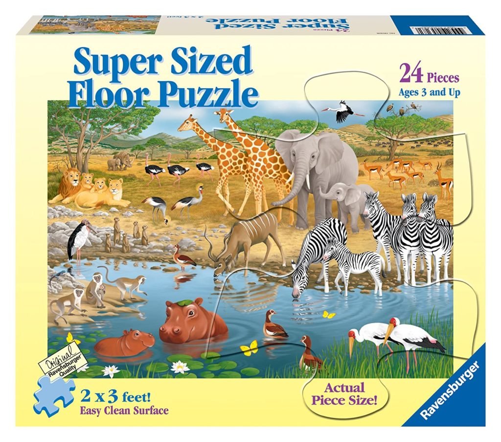 abc animals giant floor puzzle