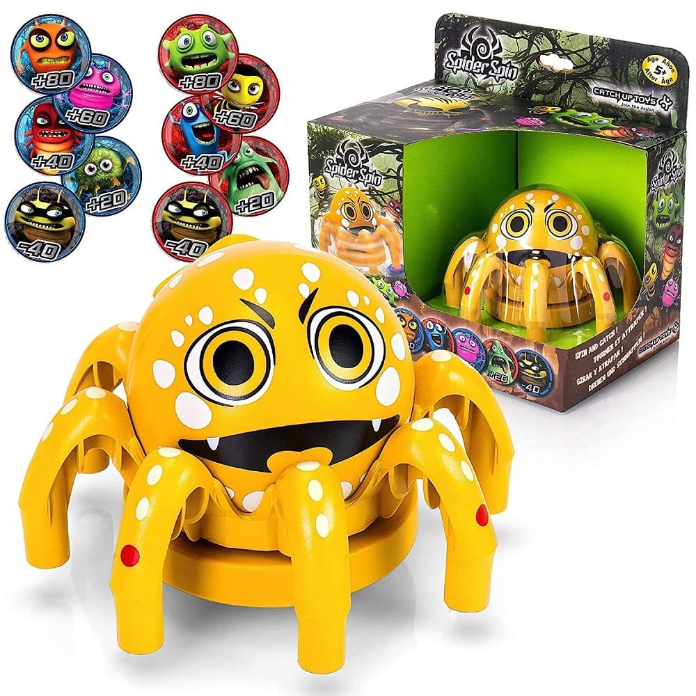 Spiderspin Strategy Floor Game for Age 7+ Years with Spinning Spider - Maya  Toys