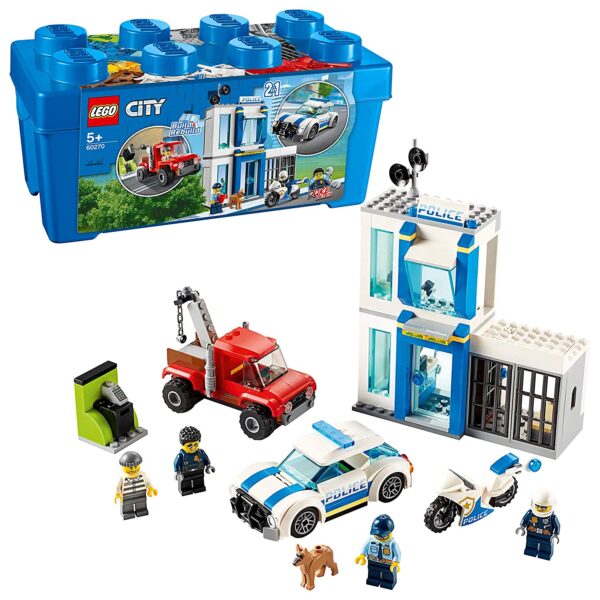 lego city police brick box 2in1 set 60270