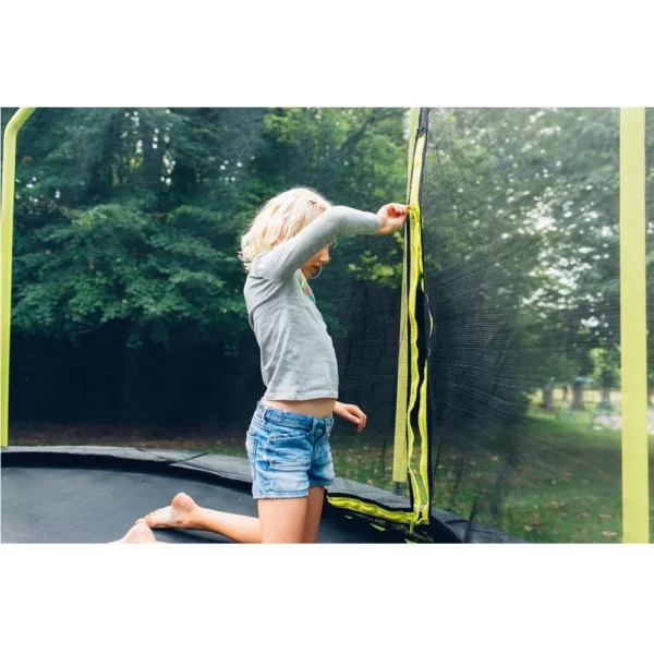 Plum 10 feet Wave Springsafe® Trampoline & Enclosure for age 6+ Years to Adult (upto 75 kgs) - Image 5