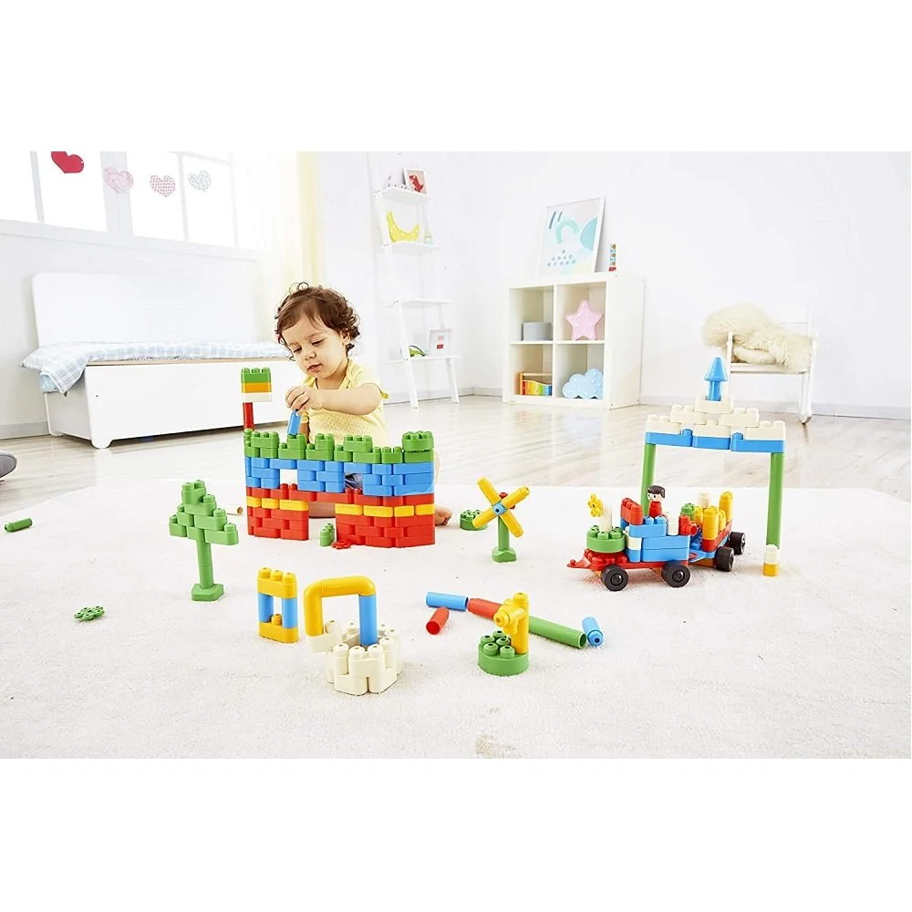 PolyM Dinosaur Paradise Kit Building Blocks (200 Piece) - Image 2