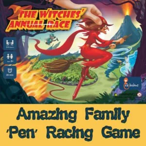The Witches Annual Race Dexterity Racing Board Game for age 6+ Yrs