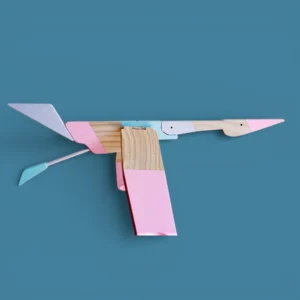 Eguchi Toys - Wooden Cot Mobile Seagull Pink for Baby & Kids