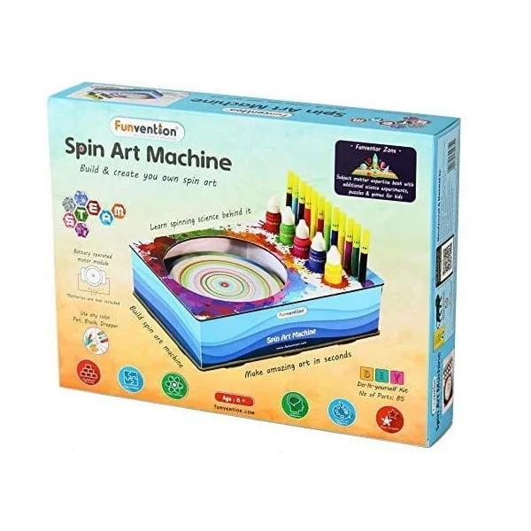 Funvention Spin Art Machine for Age 8+ Years