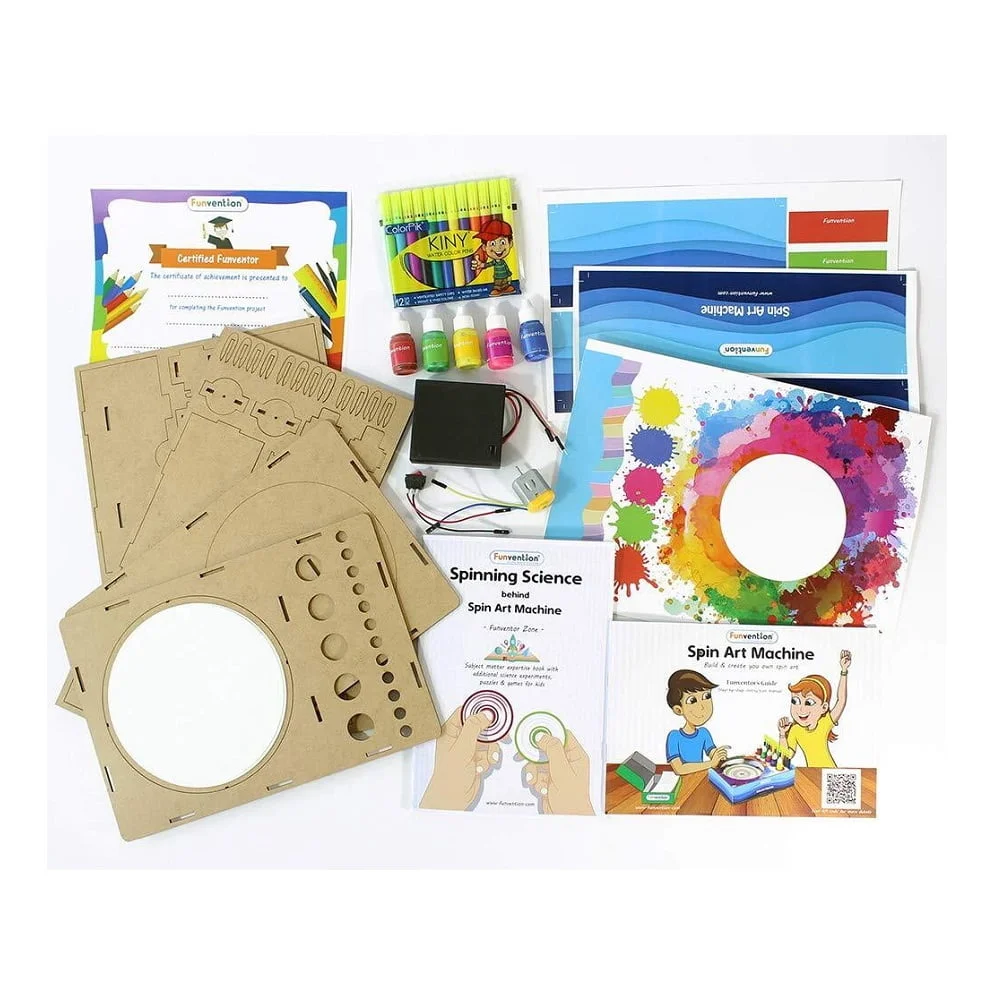 Funvention Spin Art Machine for Age 8+ Years - Image 3