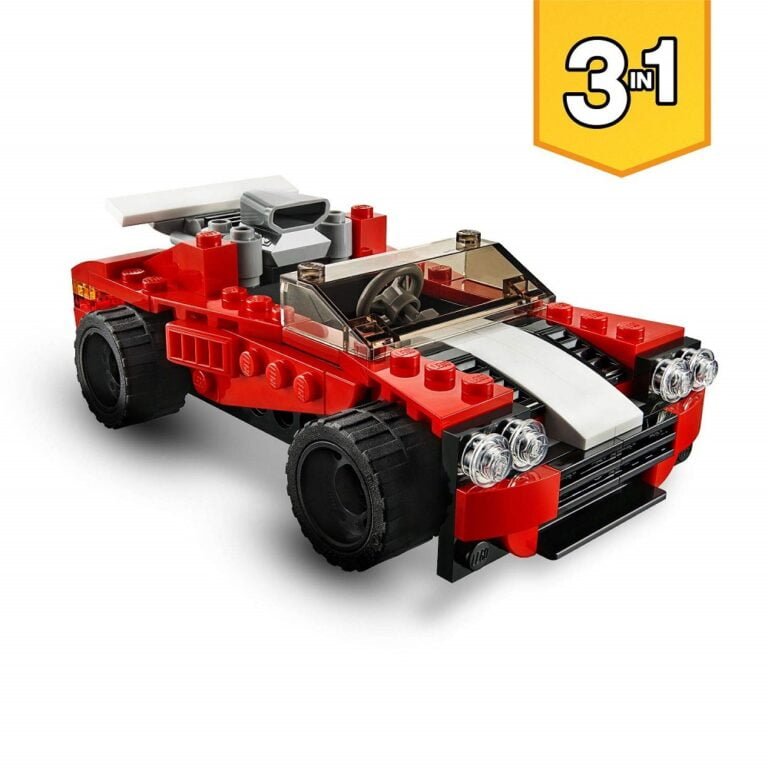 Lego Creator 3 in 1 Sports Car 31100 Building Set - Maya Toys