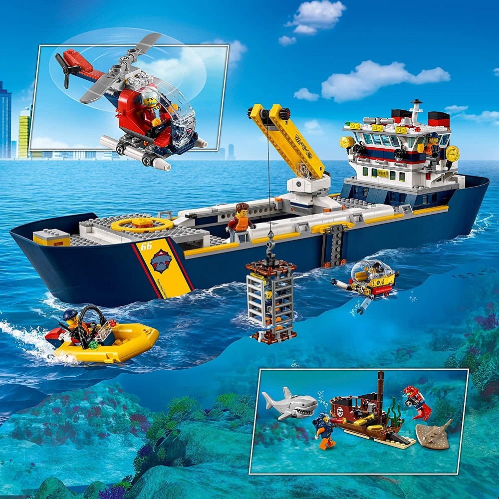 Lego City 60266 Ocean Exploration Ship - Maya Toys