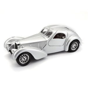 Bburago 1/24 Scale Bugatti Atlantic Diecast Car Model for Collectors 14+ Years (Silver)