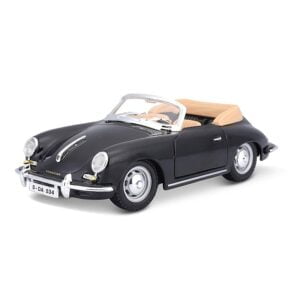 Bburago 1/24 Scale Porsche 356B Cabriolet (1961) Diecast Car Model (With Acrylic Display Case)