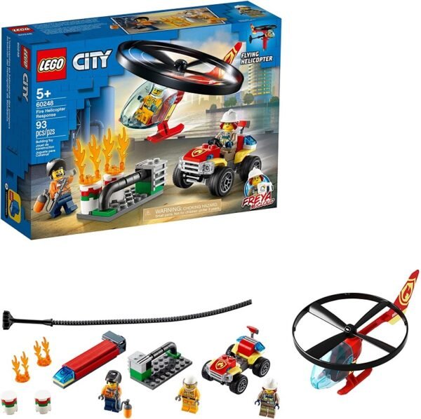 Lego City 60248 Fire Helicopter Response - Maya Toys