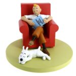 tintin at home resin statue from the icons collections