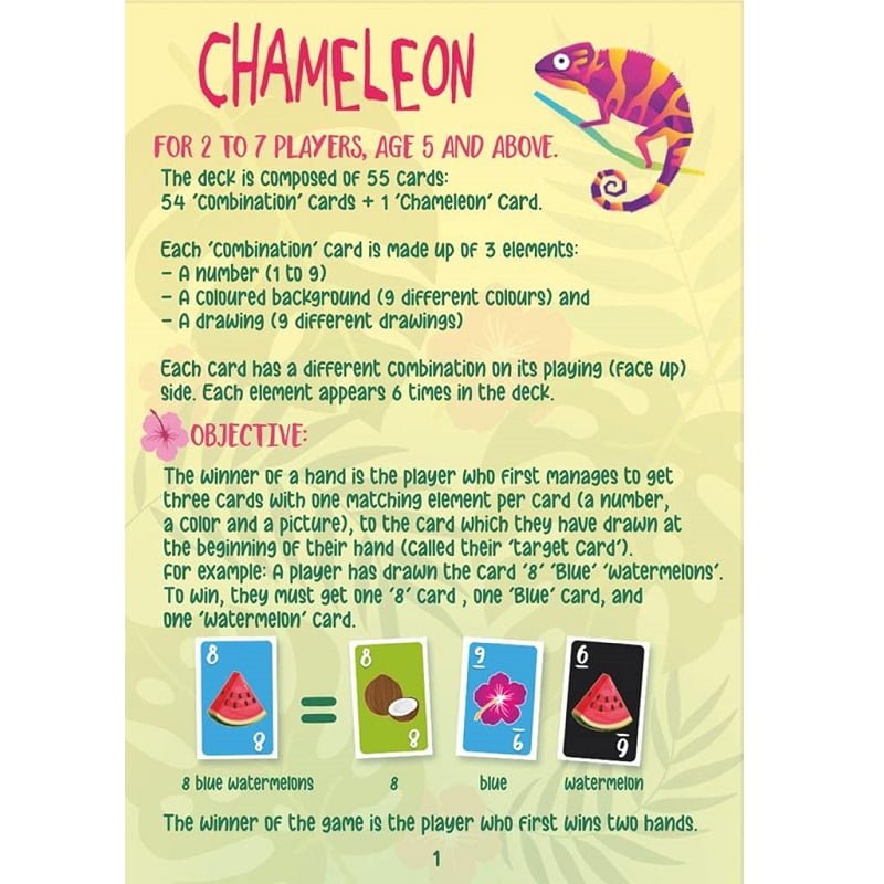 Chameleon - Dexterity Card Game for Age 5+ Years - Image 6