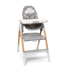 Skip hop Sit to Step Baby Highchair Eu Grey for toddlers age 6 months to 3 Years & Step Stool from 3+ Years
