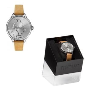 Tintin Watch - Classic Tintin Silver / Camel M