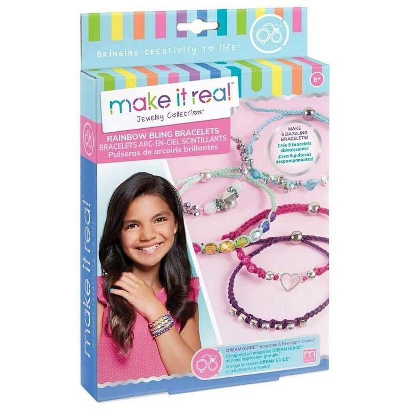Make It Real Rainbow Bling Bracelets MR1206 - Maya Toys