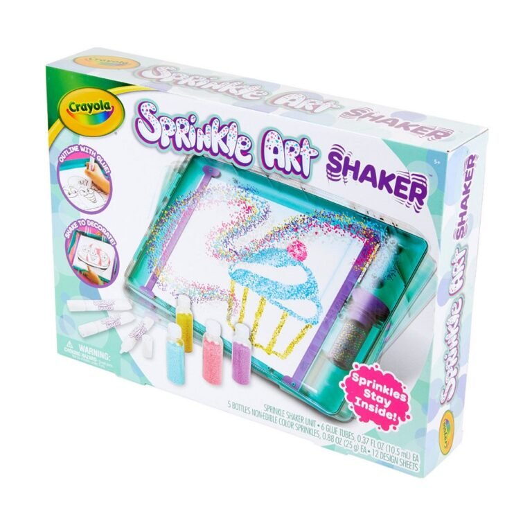 Crayola Sprinkle Art Shaker for age 5+ Years, art and craft kit - Maya Toys