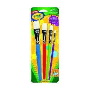 Crayola Big Paint Brushes (4 Count Flat)
