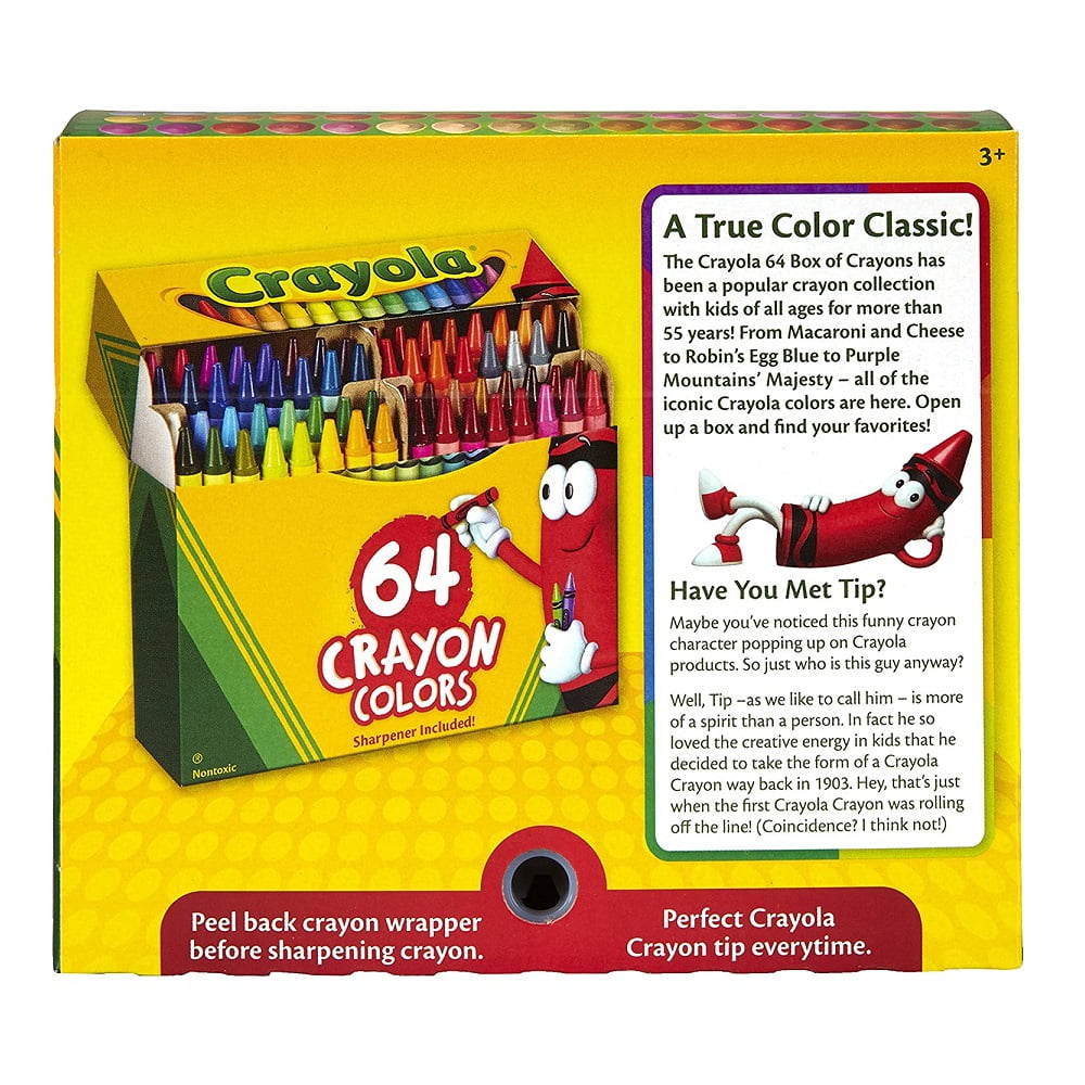 Crayola 64 Crayon Box for Age 3+ Years, Gift, Color, Art and Craft - Image 2
