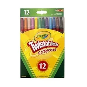 Crayola 12 Twistable Crayons (Large) for age 3+ years
