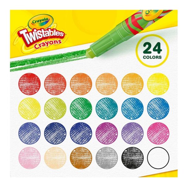 Crayola 24 Mini Twistable Crayons Fun Effects for age 3+ years - Image 2