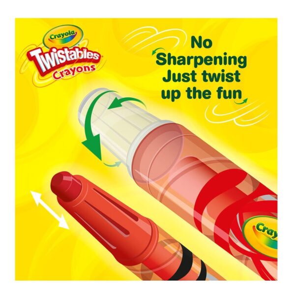 Crayola 24 Mini Twistable Crayons Fun Effects for age 3+ years - Image 4