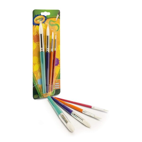 Crayola Big Paint Brushes (4 Count round) - Image 2