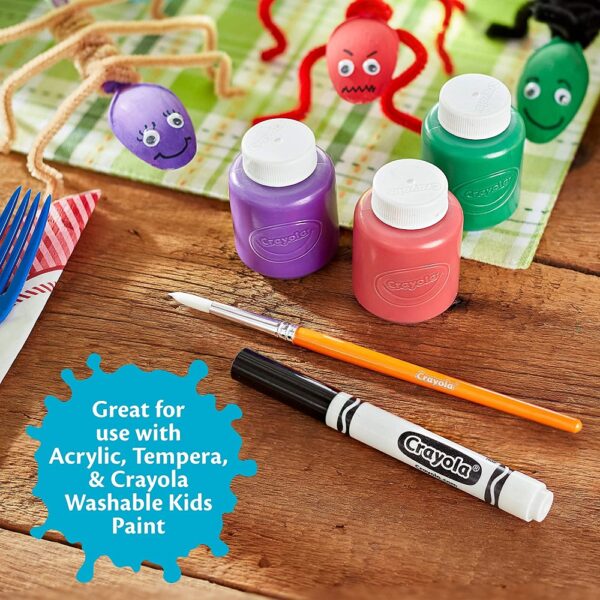 Crayola Big Paint Brushes (4 Count round) - Image 5