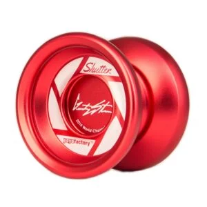 YoYoFactory Shutter Unresponsive Professional Metal YoYo - Red for 14+ Years