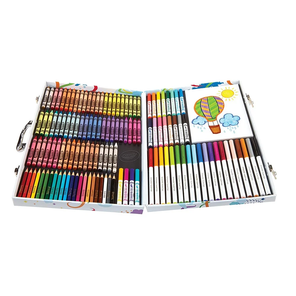 Crayola Inspiration Art Case for Kids Age 5+ Years (140+ Pcs), Crayons, Markers, Gift Ideas - Image 2