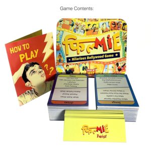 Filmie - Hilarious Bollywood Card Party Game for 2-20 Players for Age 14-99 Years