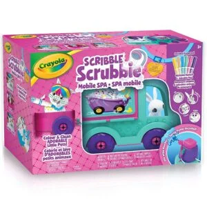 Crayola Scribble Scrubbie Pets Mobile Spa Playset for Age 3+ Years