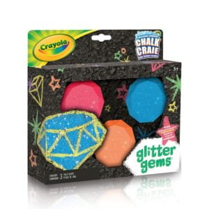 Crayola Glitter Gems Sidewalk Chalk (3 Pcs)