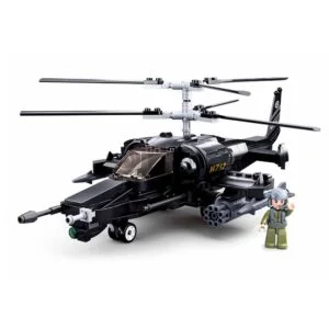 Sluban Ka-50 Black Shark Building Blocks (330 Pcs) for Age 8+ Years