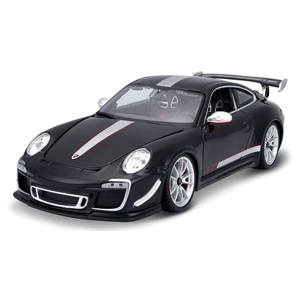 Bburago 1/18 Scale Porsche 911 GT3 RS 4.0 Diecast Car Model for Collectors 14+ (Black)