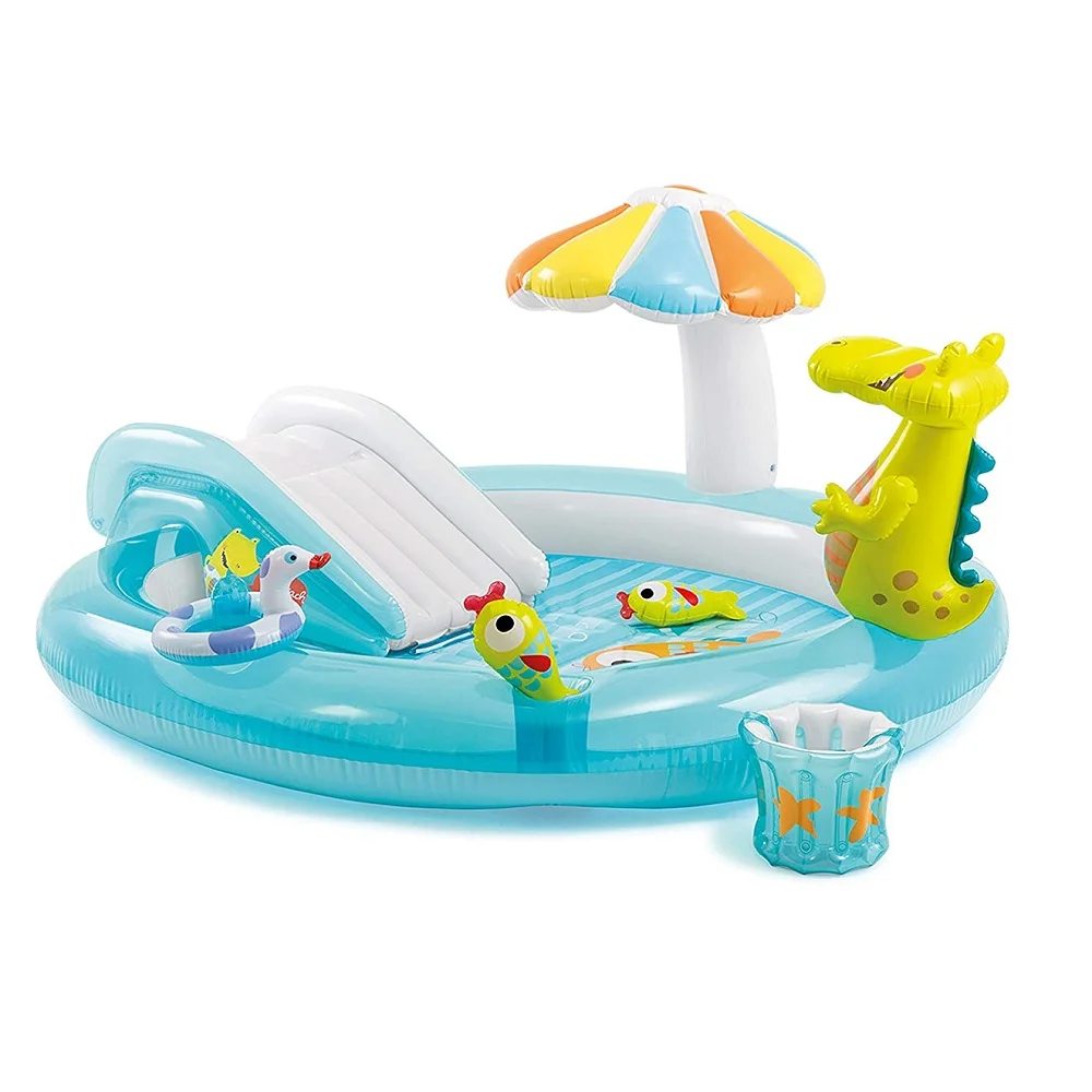 Intex 57129NP Gator Play Centre (Blue) Swimming Pool