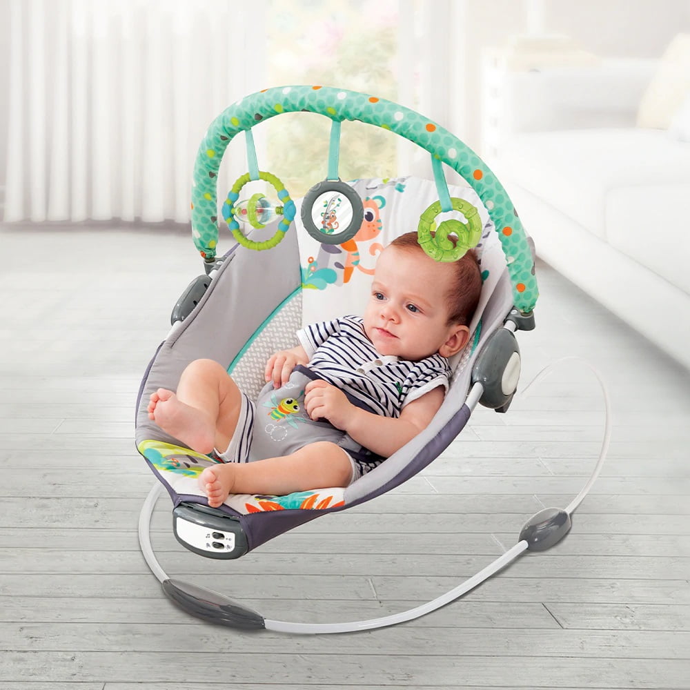Mastela Musical Vibration Bouncer for Newborn to Toddler (6313) Maya Toys