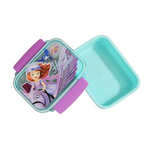 Disney Sofia the First Plastic Lunch Box (400 ml) Sea Green