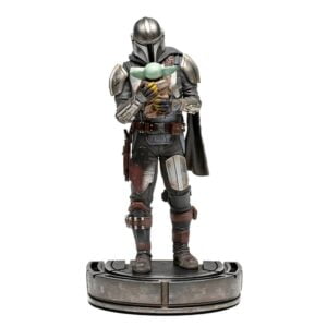 Iron Studios Mandalorian with Grogu Star Wars