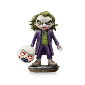Iron Studios Minico Dark Knight Joker Collectible Statue, Action Figure