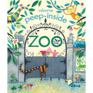 Peep Inside The Zoo by Usborne (Hardcover) for Age 3+ Years