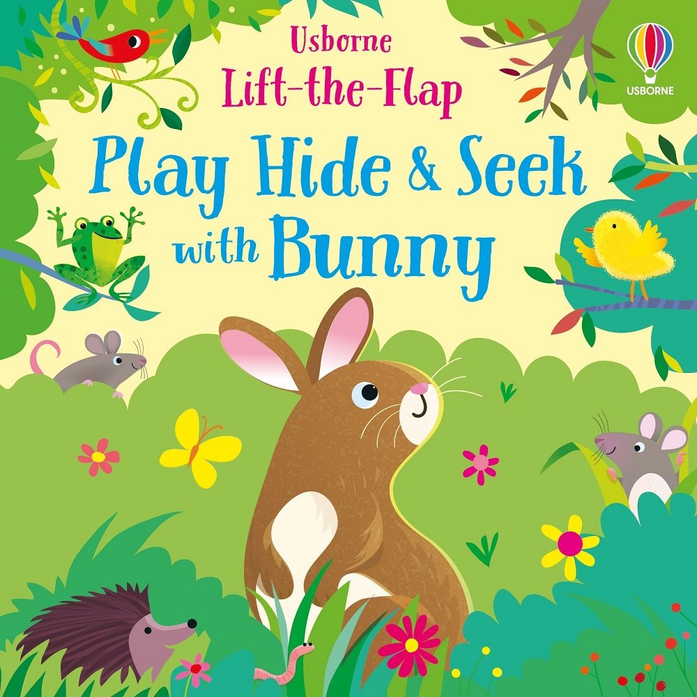 Lift the Flap - Play Hide & Seek with Bunny by Usborne (Hardcover) for Age 2+ Years