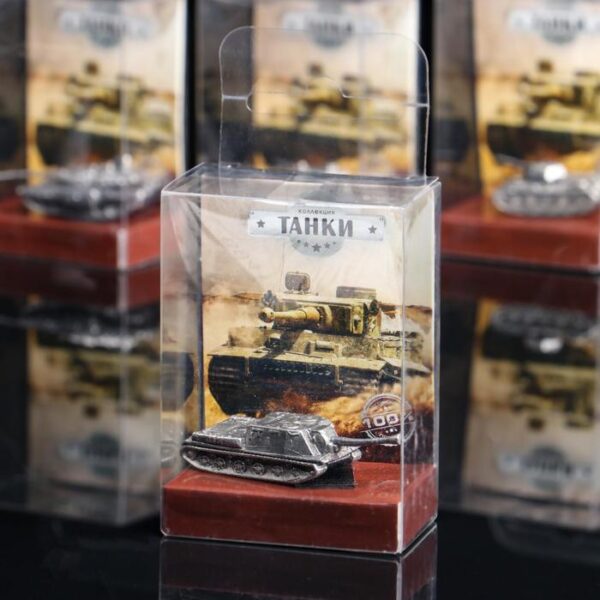 Diecast Figurine - Collection of Tanks - Self-propelled artillery installation Su-152 (Brass) - Image 2