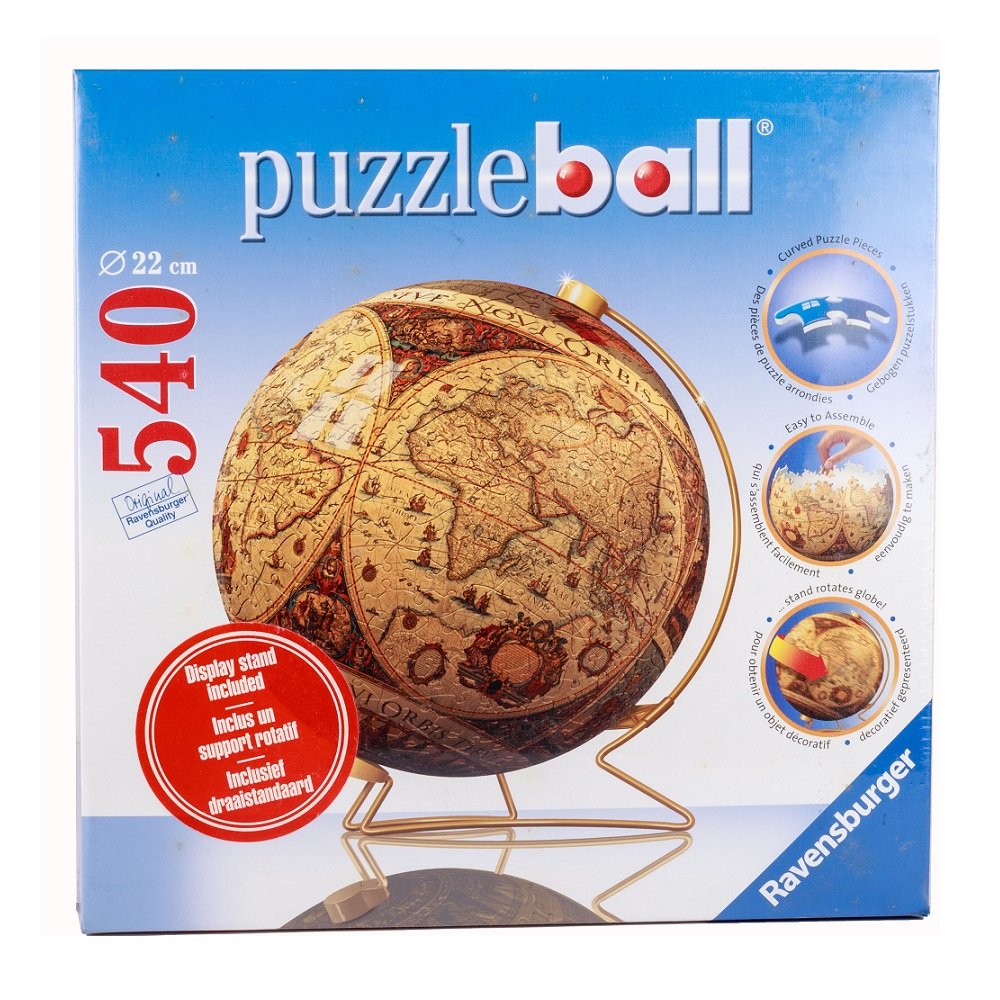Ravensburger Vintage Globe - 3D Puzzle Ball (540-Piece)