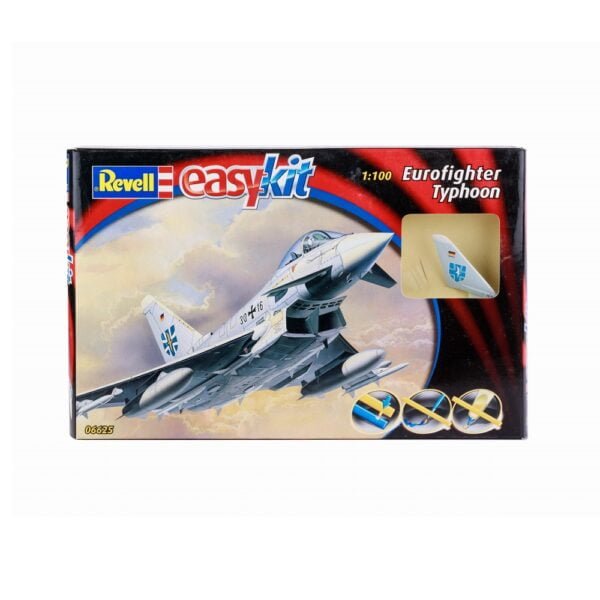 Revell Easykit 1:100 Scale Eurofighter Typhoon Fighter Aircraft - 06625
