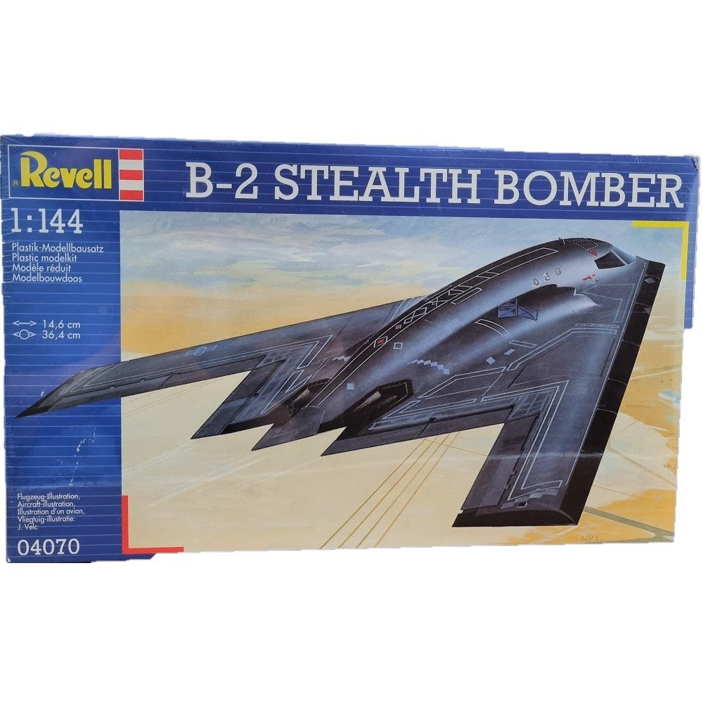 Revell B-2 Stealth Bomber 1:144 Scale Plastic Model Kit 04070 - Maya Toys