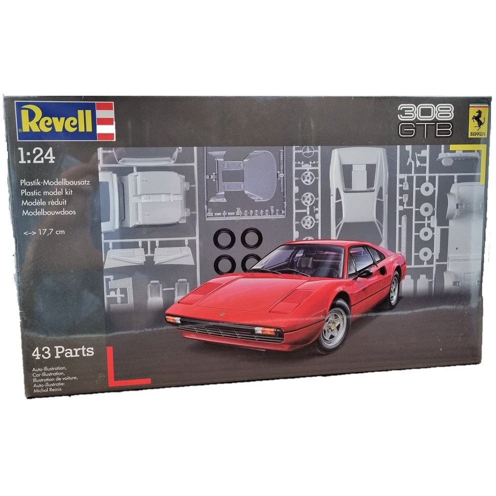 Revell Ferrari 308 GTB 1:24 Scale Plastic Model Kit 07316