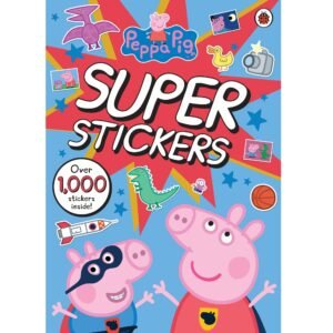 peppa pig super sticker book with 1000 stickers