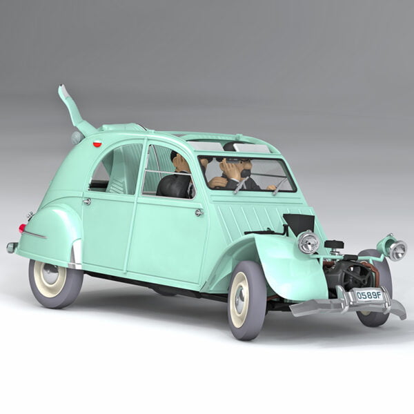 Tintin Car #11 1/24 Scale The Crashed 2CV